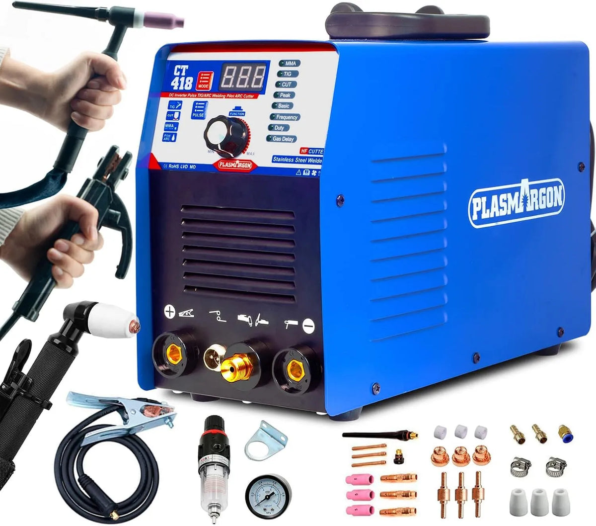 Lasapparaat, CT418, MMA, 180A, 40A, 160A, 230 V, 3-in-1