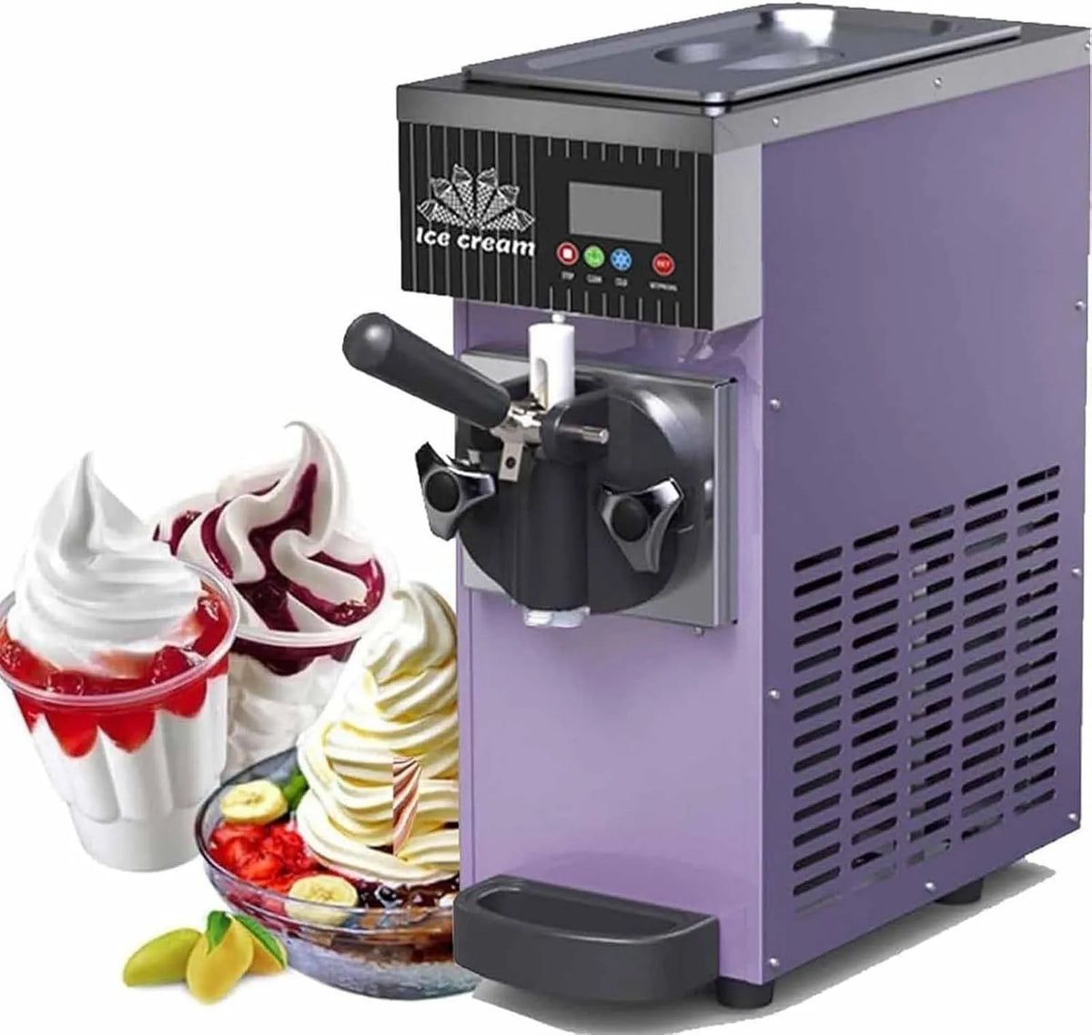 Commercieel apparaat, 4–5 kg, commercieel apparaat met een capaciteit van 4, met LCD-paneel en automatische reiniging