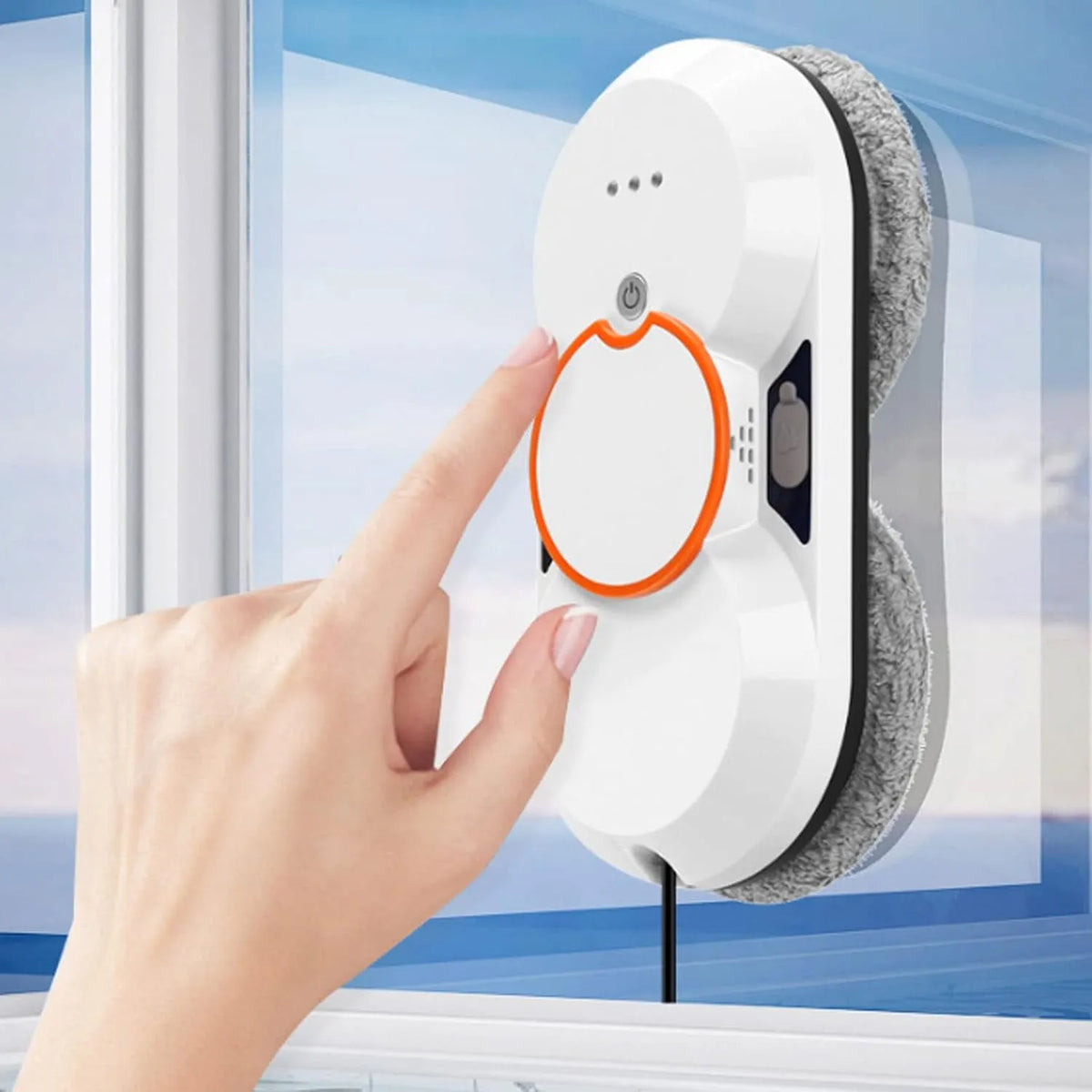 Robot met 5600 Pa, 24 V, 90 W, 30 ml, afstandsbediening, waterreservoir en sproeifunctie