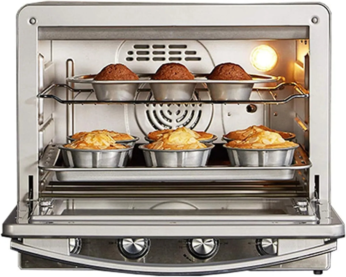 Inbouwoven, RVS Esthetisch en praktisch, Rating Emaille Interieur Premium Convectie Halogeen, Oven Fornuis Ingebouwde Elektrische Enkele Oven