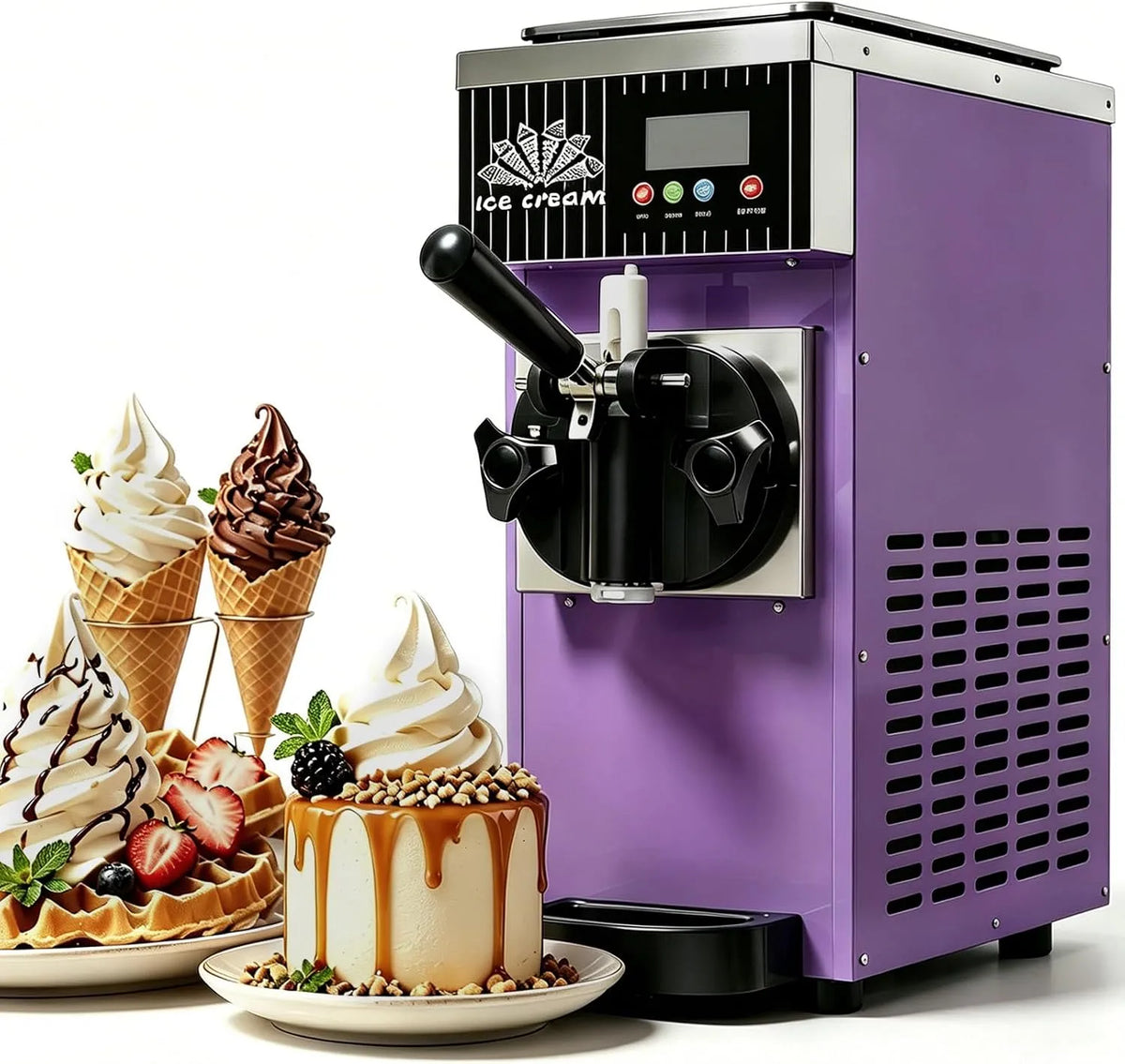 Machine met 4-5 l, 2,5 l, 450 W, 10 minuten, 4-6 minuten en RVS