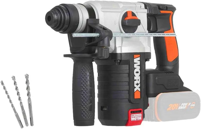 20V, Worx WX380.9 hamer 4F borstelloze 2,2J 20V S/Bat, model WX380.9