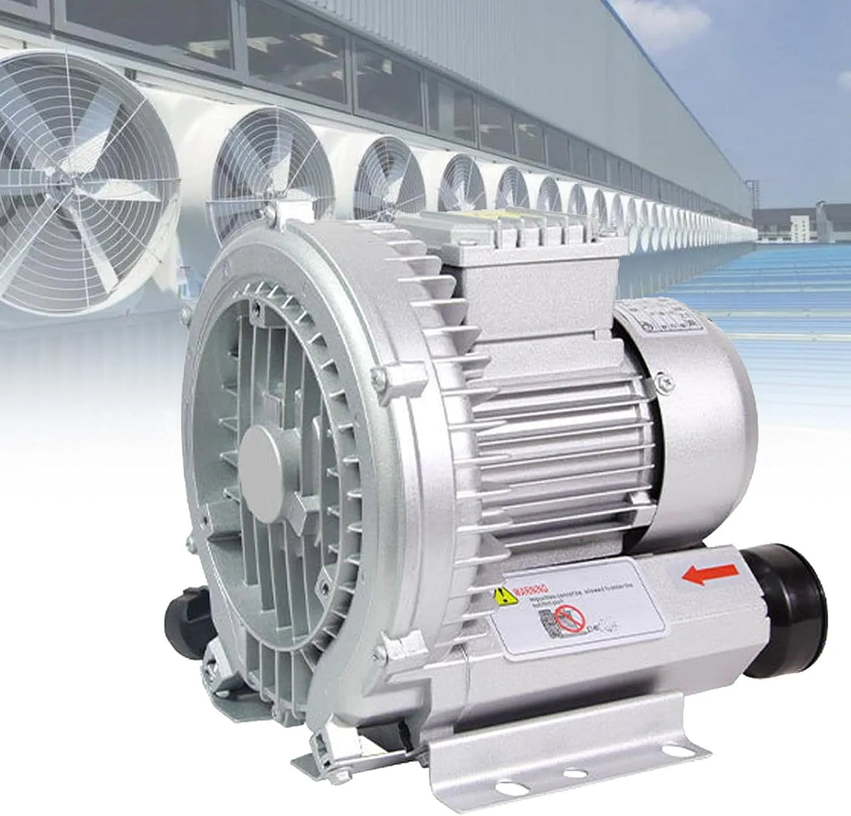 Ventilator met 220V, 250 W en aluminium, 220V/380V Vortex Blaasmachine