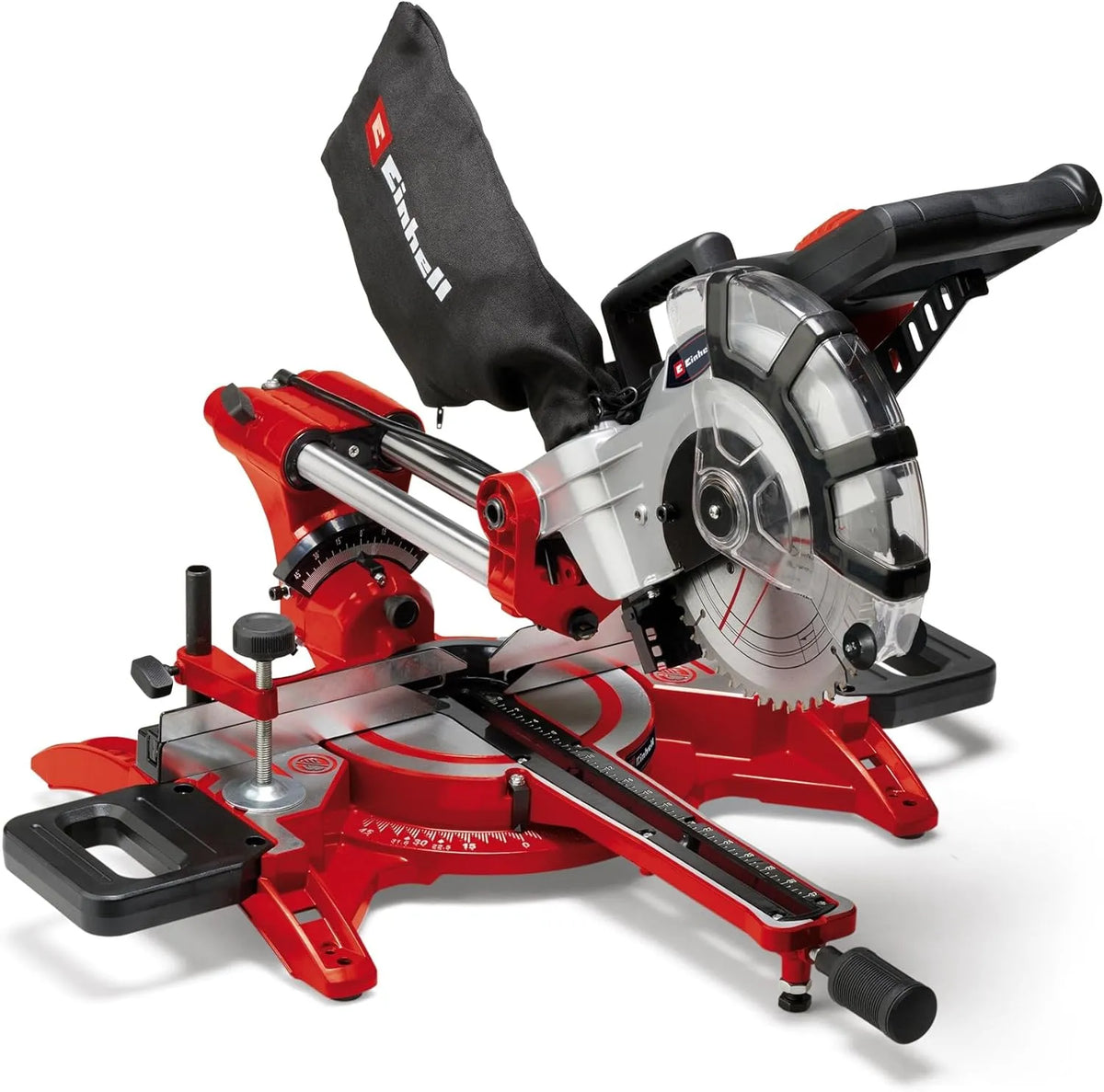 Einhell, Cirkelzaag, 1.500 W, Spaninrichting, Rood, 210 x 30 mm Diameter Zaagblad, incl. Hardmetalen Zaagbladm