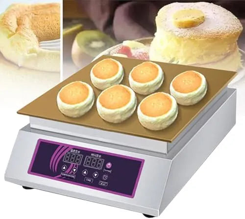 Commerciële elektrische pannenkoekenmaker met instelbare temperatuurregeling voor thuiskeuken en restaurantgebruik met 32 x 35 x 16 mm, 3-5 minuten