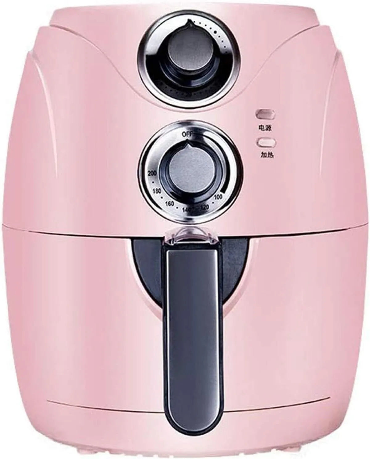 Airfryer, Antiaanbak Frituurmand, Automatische Uitschakelfunctie Kleur: Roze nodig Safehappy, 2,5 L