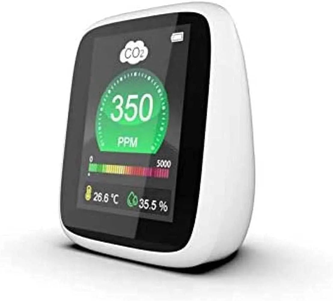 Tafel met 24 uur, digitaal display, compact ontwerp en voor professioneel gebruik, RJJ Kooldioxide-detector