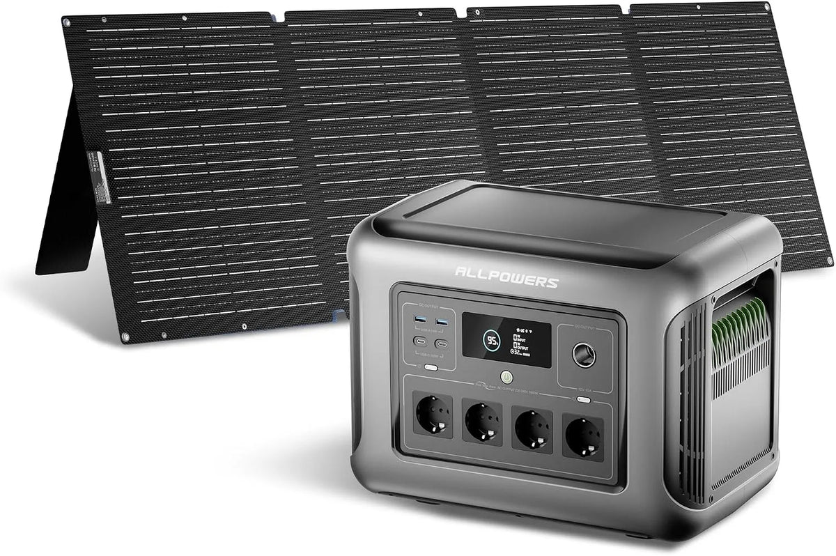 Draagbaar powerstation, R1500, 200 W, 1056 Wh, 4 x 1600 W