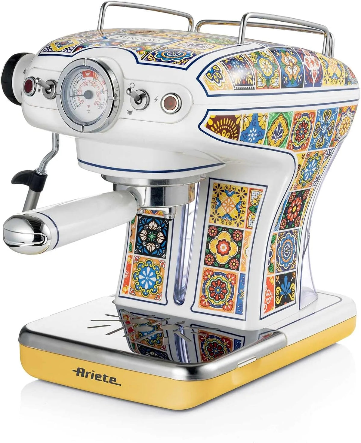 Ariete, Espressomachine, 850 W, filter 1⁄2 kopjes, cappuccinatore, inhoud 0,9 l, lekbak