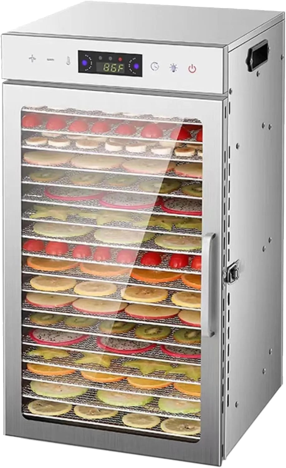 Vaatwasser met timer, 30-90 °C, regelbare thermostaat, geluidsarme werking en RVS