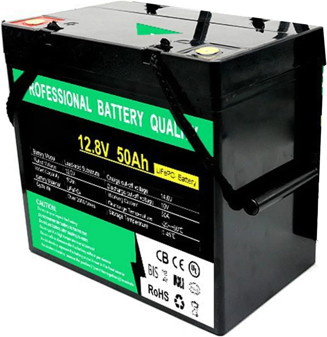 12V 100AH LiFePO4 Deep Cycle-batterij Oplaadbare lithiumbatterij 12V 100AH voor RV Solar Backup Power Off-Grid-toepassing LiFePO4 met 12V
