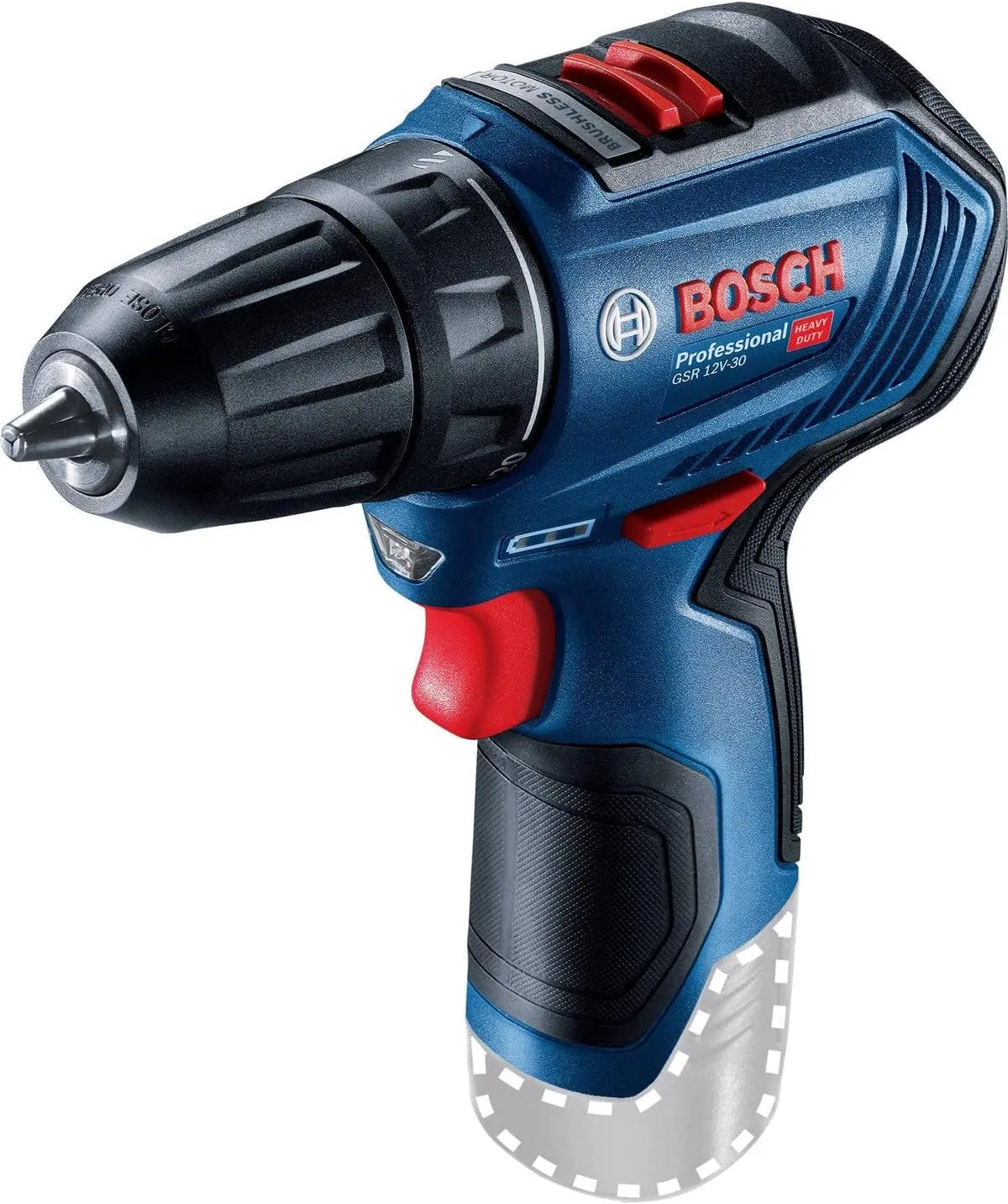 Bosch Professional lader met maximaal draaimoment 30 Nm, in doos, 12V-systeem, zonder batterijen en oplader