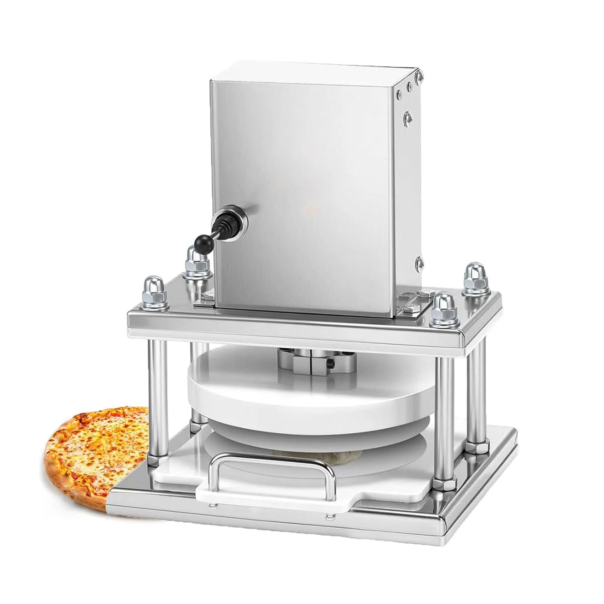 Deegroller Machine/110 W Vermogen/22cm RVS/7kg met 25cm, 29 x 28 x 37cm, 8,6 inch, 220V en RVS