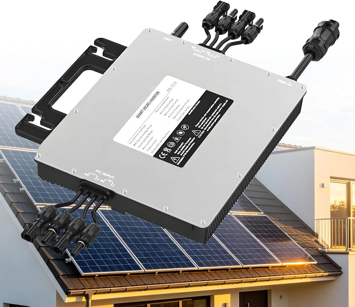 Spanningsomvormer, 2000 W netgekoppelde zonne- GTMI2400, 2000 W netgekoppelde zonne-omvormer, MPPT en zuivere sinusgolf GTMI2400
