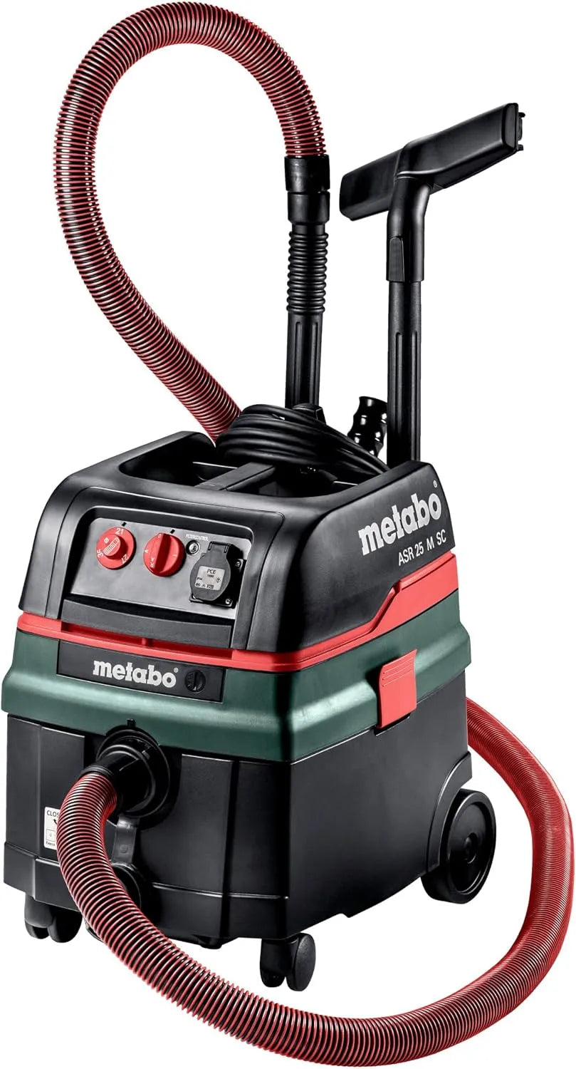 Metabo Nat- en droogzuiger met 4380 l, 25 l en accessoires inbegrepen