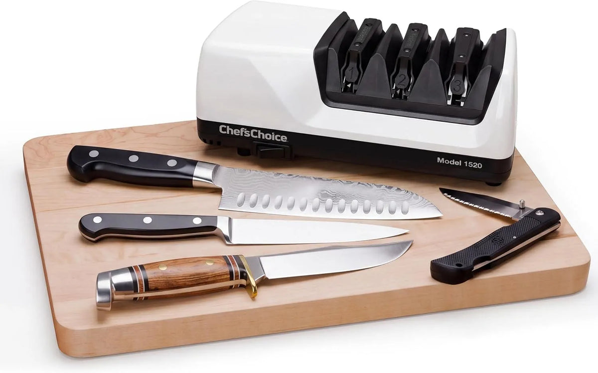 Chef's Choice 1520 Elektrische Diamantmessenslijper Met Slijphoekselectie