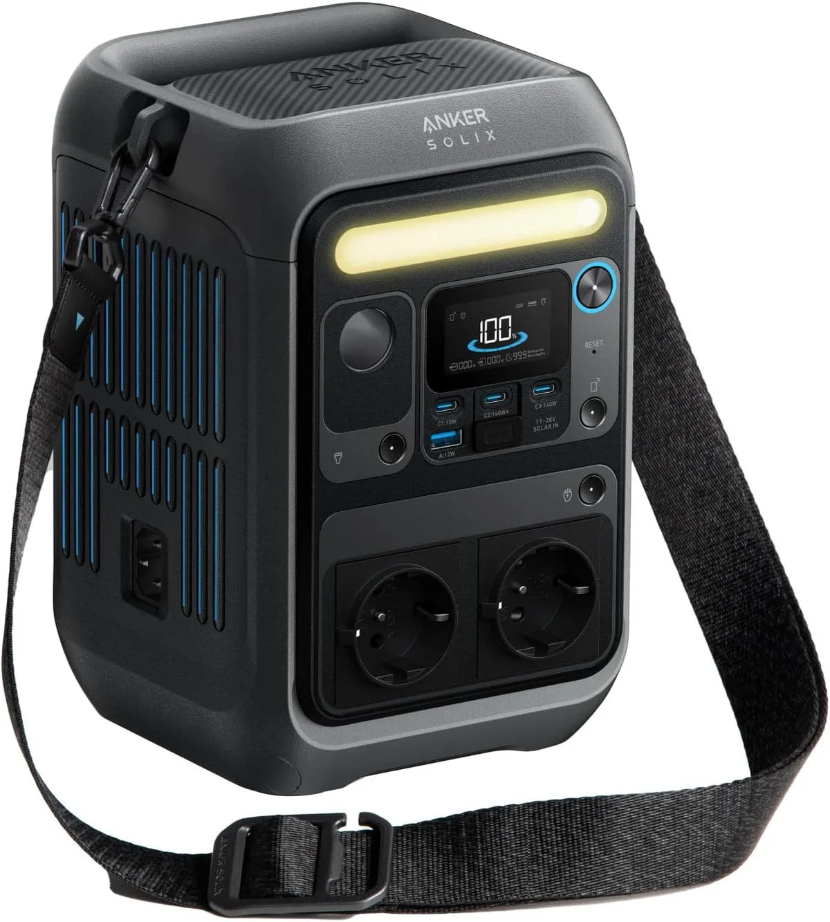 Draagbaar powerstation, C300X, LiFePO4-accu, 288Wh, 300 W, LiFePO4-batterij