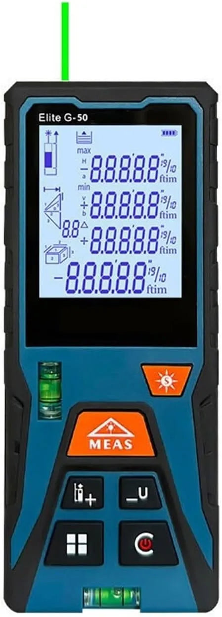 Meter, Horizontaal Hoge nauwkeurigheid groen laser 120m, Afstandsmeter Met Horizontaal Hoge nauwkeurigheid groen