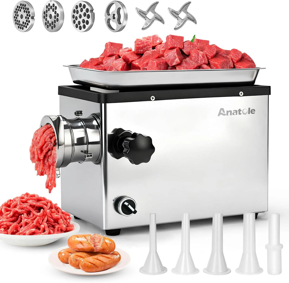 Molen, 950 W, commercieel, RVS, Anatole