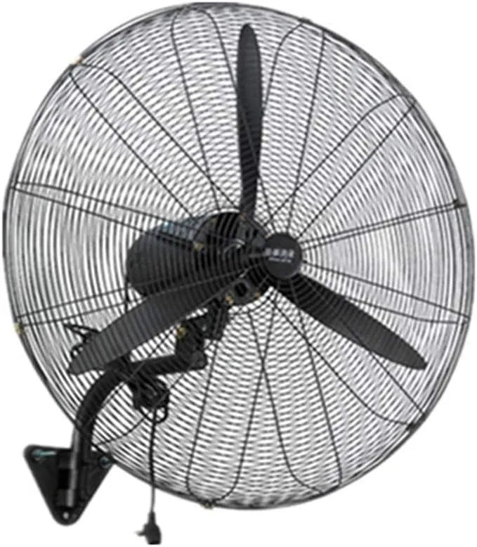 Ventilator met wandmontage, geluidsarme werking, oscillatiefunctie en aluminium
