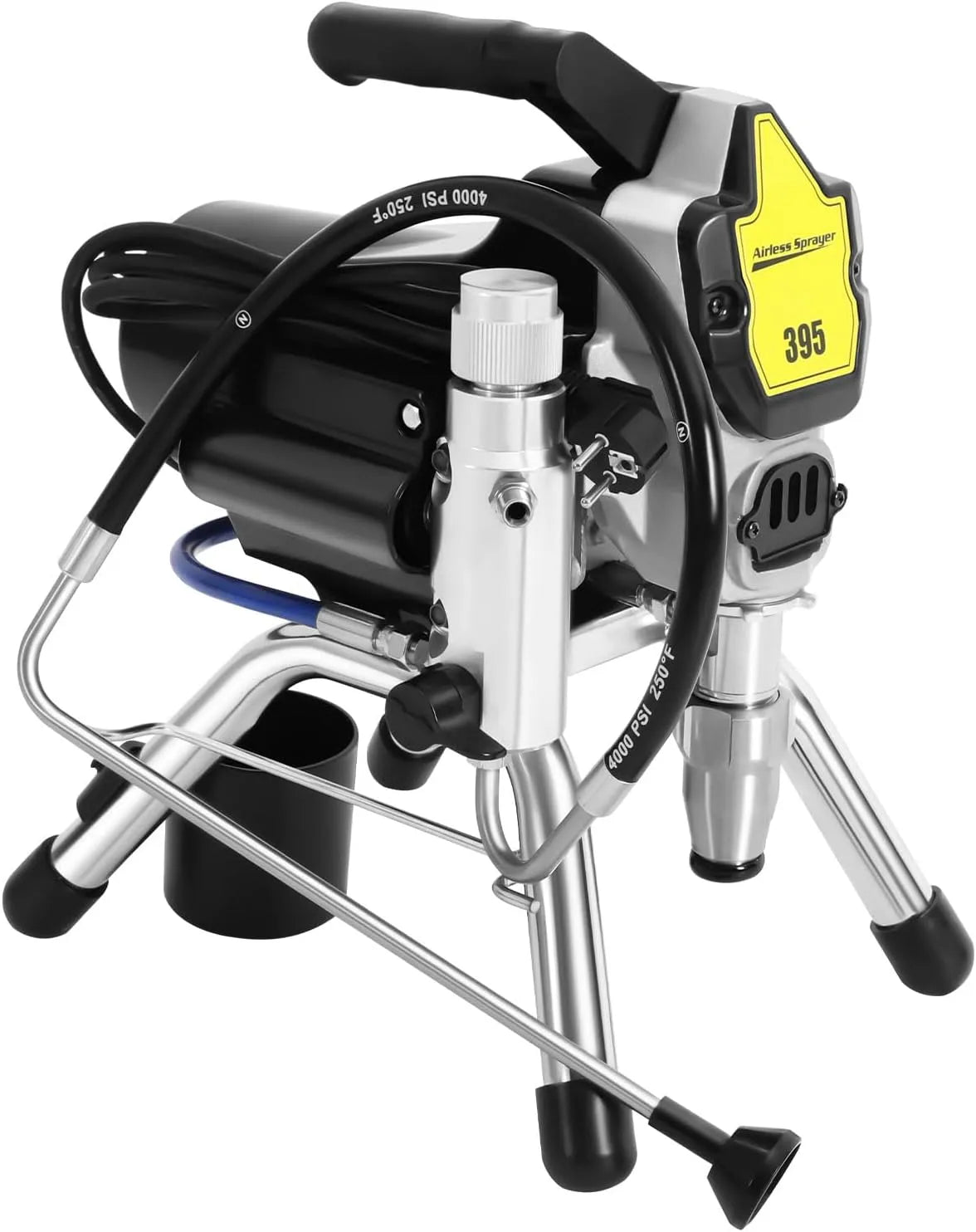 Verfspuitsysteem met 2,5 l/min, 30 cm sproeibreedte, 2200 W, 3000 psi en airless verfspuitapparaat, spuitlakmachine
