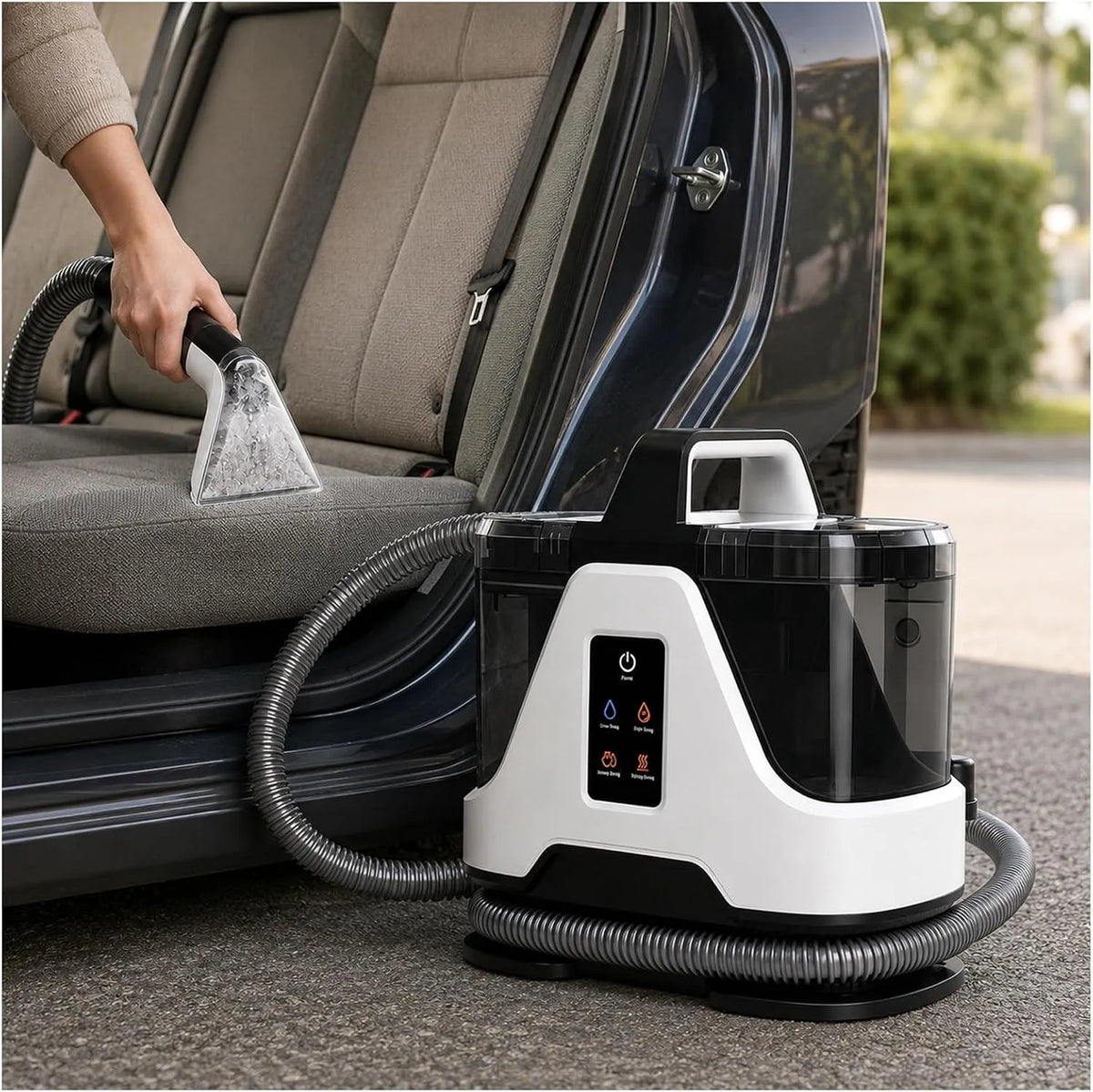 Reiniger met 16KPa, 1700 W, 1850 ml, 1100 ml, voor tapijt, harde vloeren en dierenharen en mop- en vlekreiniging
