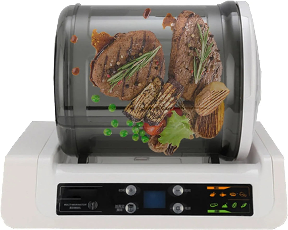 Barbecue met 7L, 33 x 24 x 25CM, 20 W en transparant, vlees marineermachine 7L