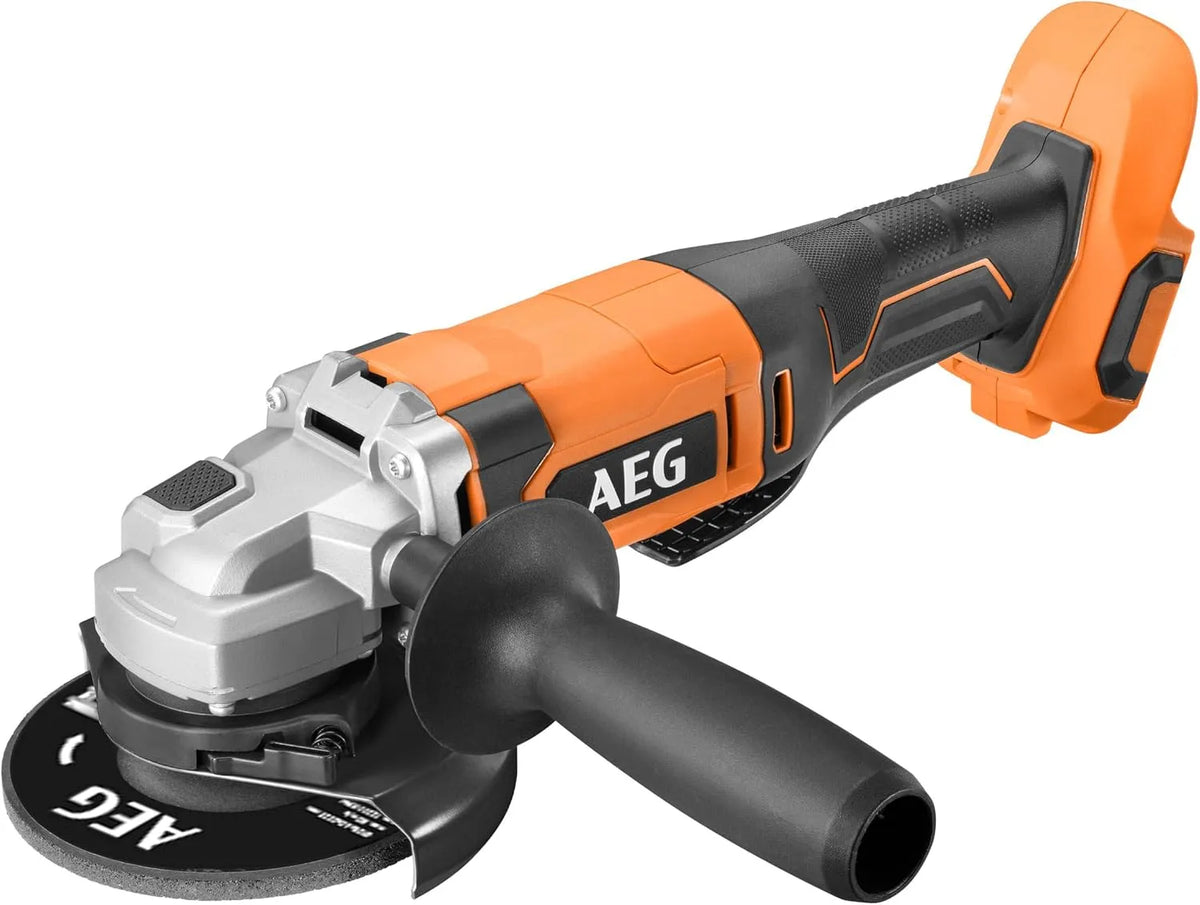 AEG Haakse slijper PRO18V BEWS18-125X2-0 met 125 mm, 8500 rpm, 31 mm, 115 mm en voor bouwplaats en werkplaats