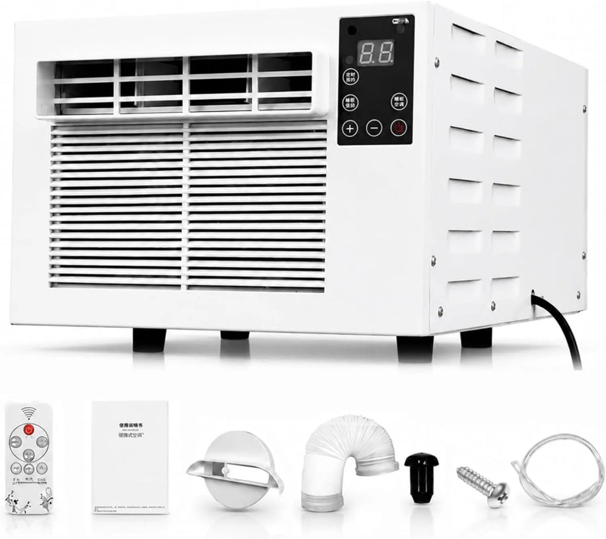 Luchtontvochtiger, 3-5 M2, geluidsarm Mini-Airconditioner Met Ventilator Voor De Slaapkamer, Huurwoning