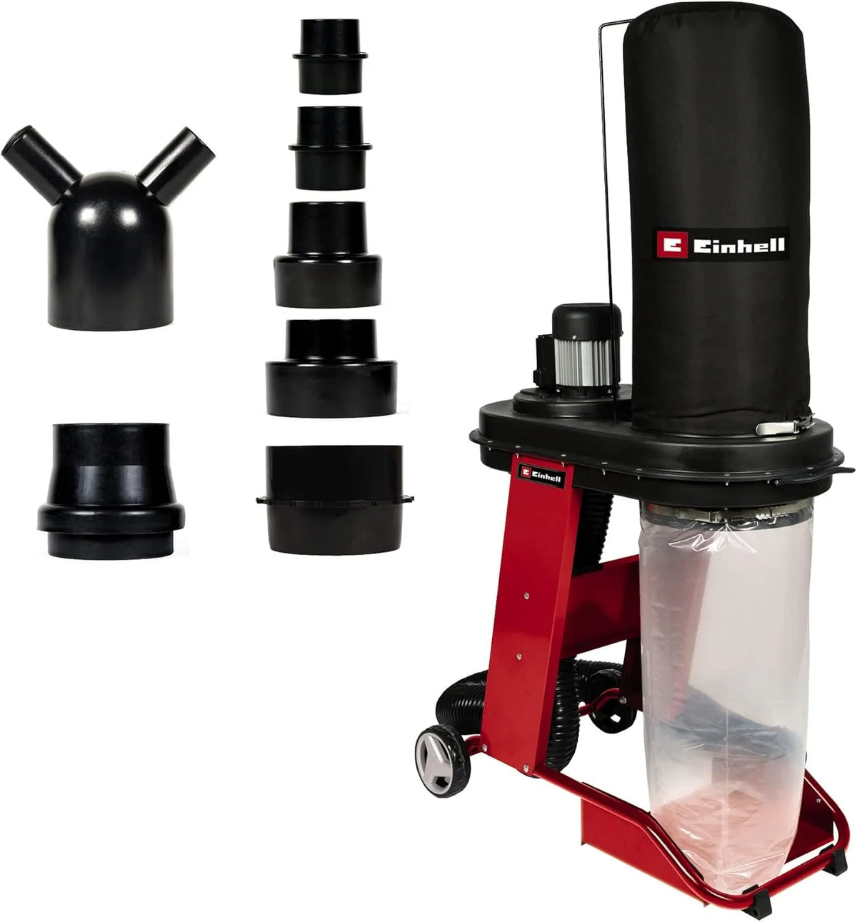 Einhell Stofzuiger met 550 W, 2500 W, 250 cm, 100 mm, 36 mm, 65 l en geluidsarme werking