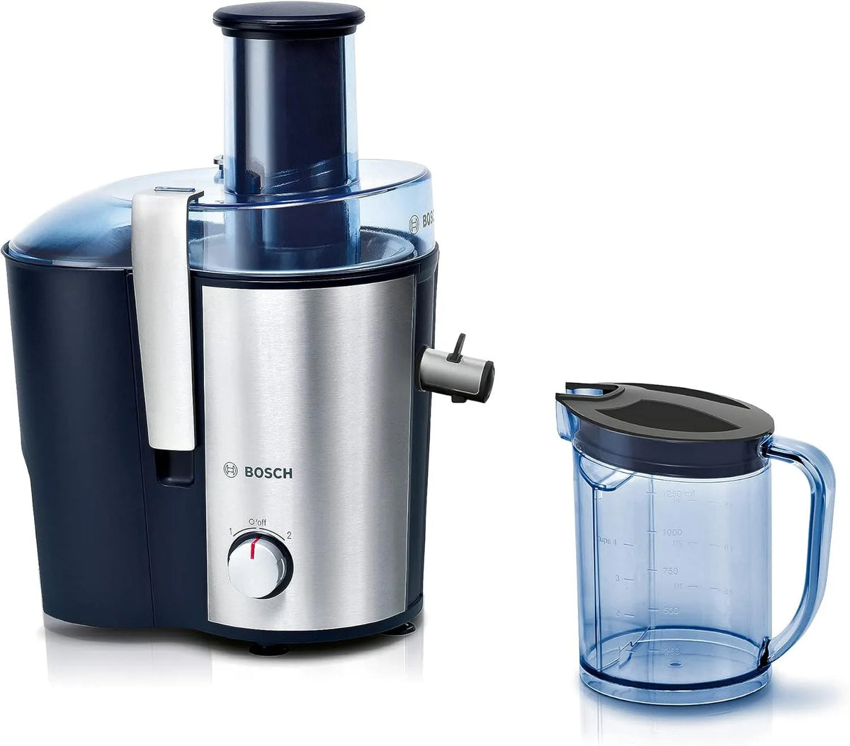 Bosch Vitajuice 3 Sapcentifuge MES3500 met 1250 ml en blauw, 700 Watt