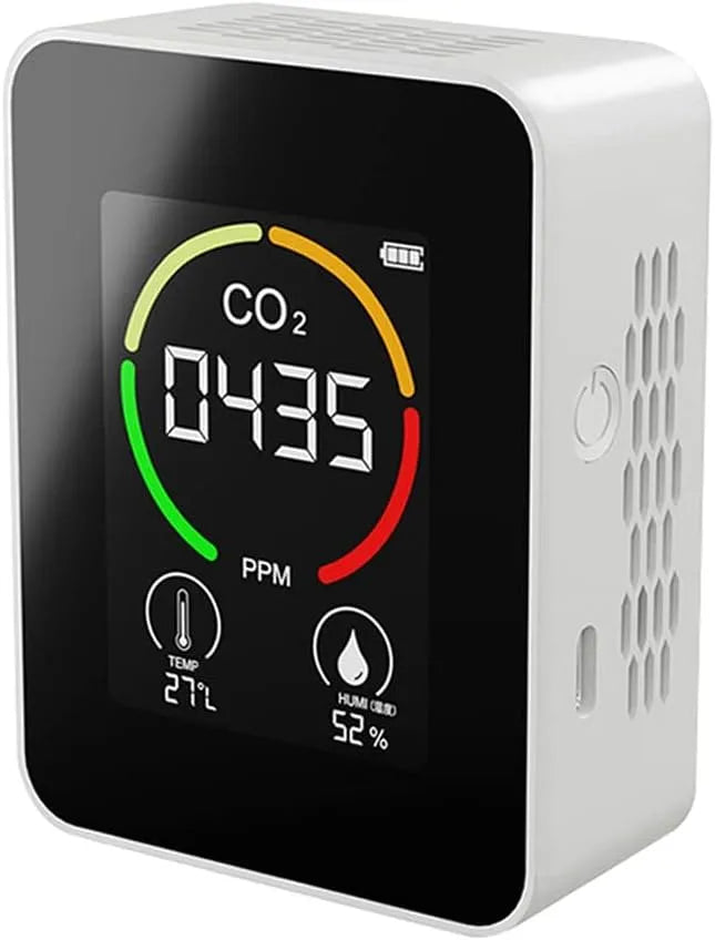 Luchtkwaliteitsmeter met 1200 mAh en compact ontwerp, Air Monitor
