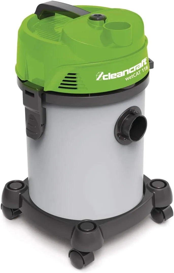 Nat- en droogzuiger, Cleancraft wetCAT 118 7001118 Nat-/droogzuiger, ergonomisch, met blaasfunctie