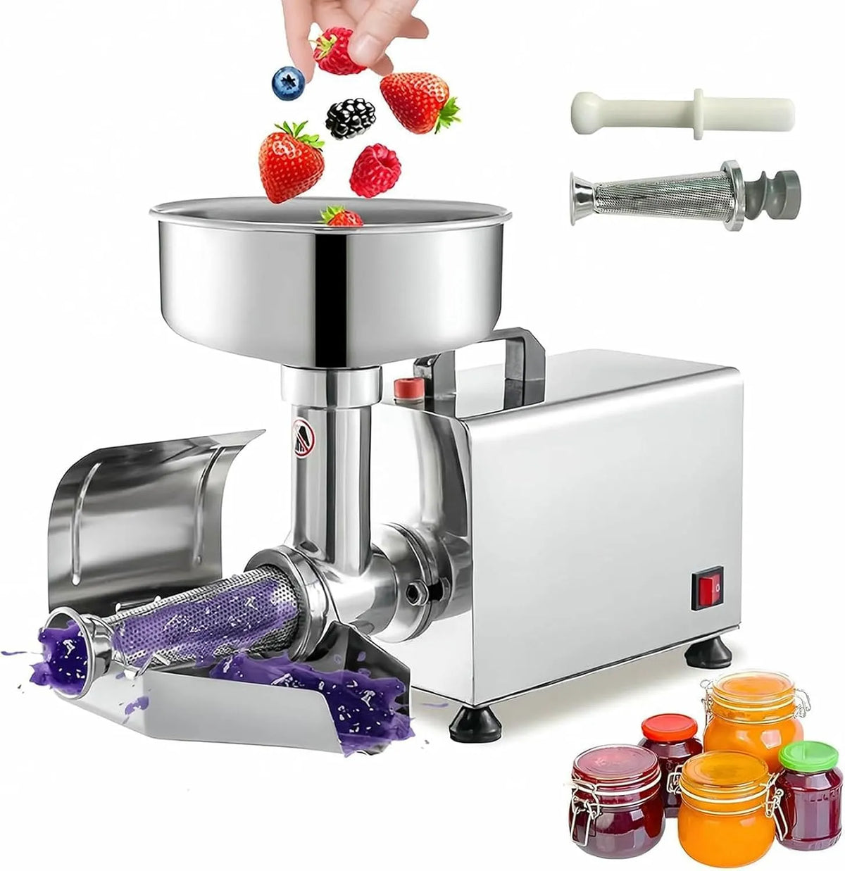 Molen, 450 W, Purees Jam Inblikken 220V, Elektrische Voedselmolen Saus Maker Voor Purees Jam
