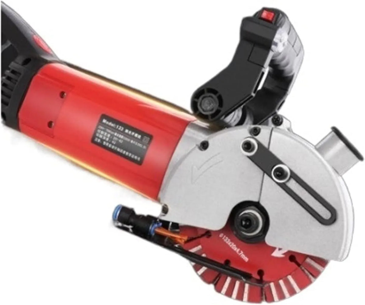 Stofzuiger x133mm met 5 x 133mm, 0 W en 6500RPM, Elektrische snijmachine Stock Muur Groove Snijmachine