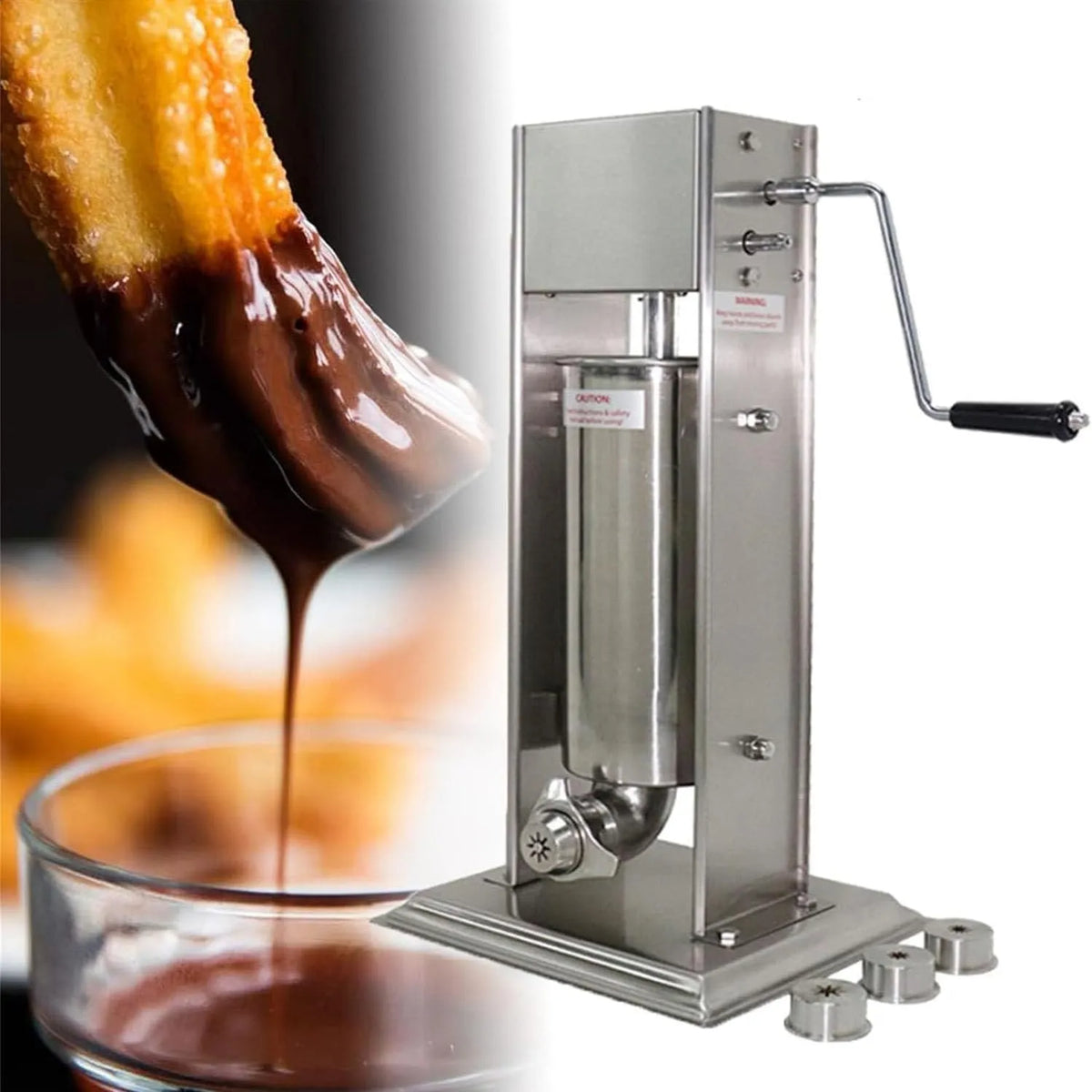 Machine met Elektrische Churros Maker Machine, 10L, Commerciële Spaanse