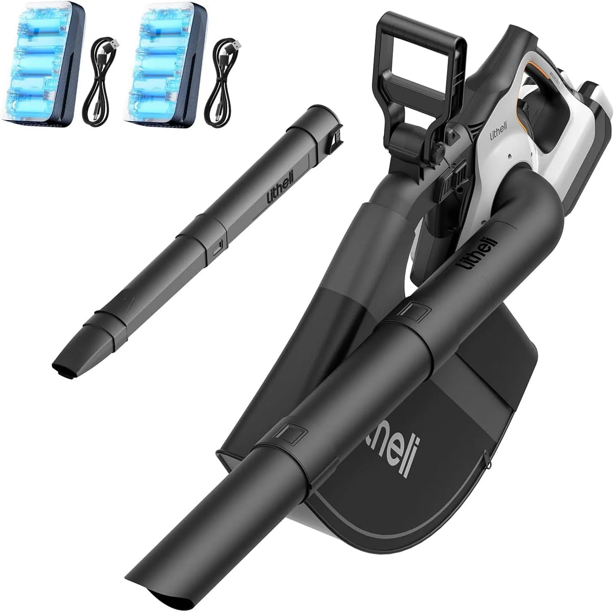 Bladblazer met 679 m3/h, 20.000 mAh en 2-in-1, 78 m/s luchtsnelheid