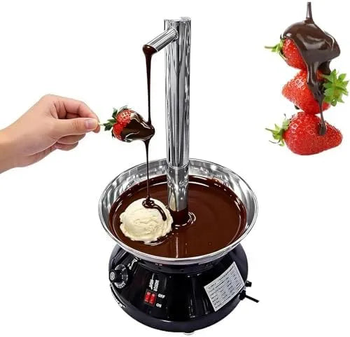 L Chocoladefontein Machine met 3L, 30-110°C en RVS, 280 W RVS