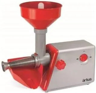 Molen, Artus Keukenrobot, uniek, meerkleurig, zilver, rood, Keukenrobot en mini-hakmolen van het merk
