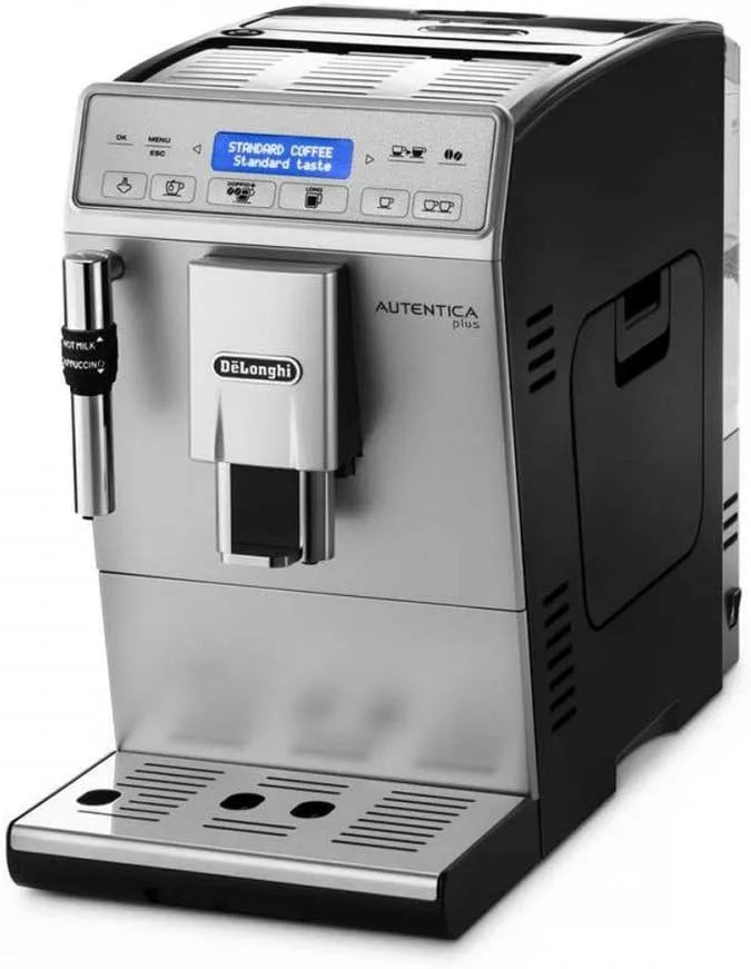 Espressomachine, De'Longhi, 1,4 l, stoommondstuk, zilver/zwart, 1450 W