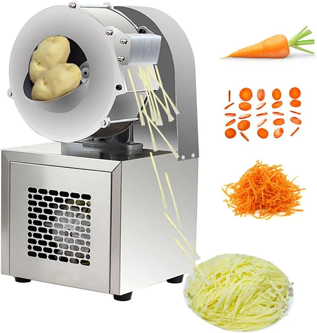 Keukenmachine, Groentesnijmachine, Multifunctionele elektrische rasp voor wortelen, uien, Groentesnijmachine