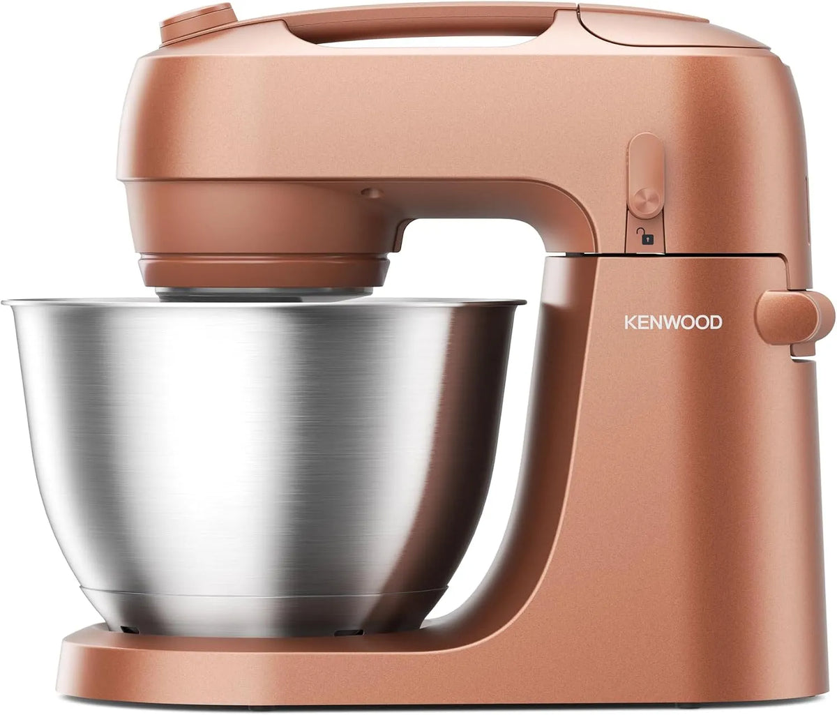 Kenwood Keukenmachine KZM35.000RD met 800 W, 30 cm, 6 snelheden, digitaal display, RVS en rood