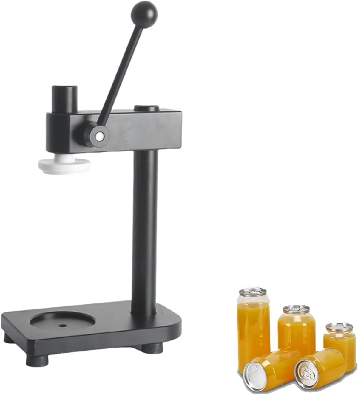 Blikken Seamer Machine met 12 x 20 x 31 cm, 37 x 30 x 18 cm, 1-2 seconden, 90-160 mm, 12,2 inch, aluminium en zwart