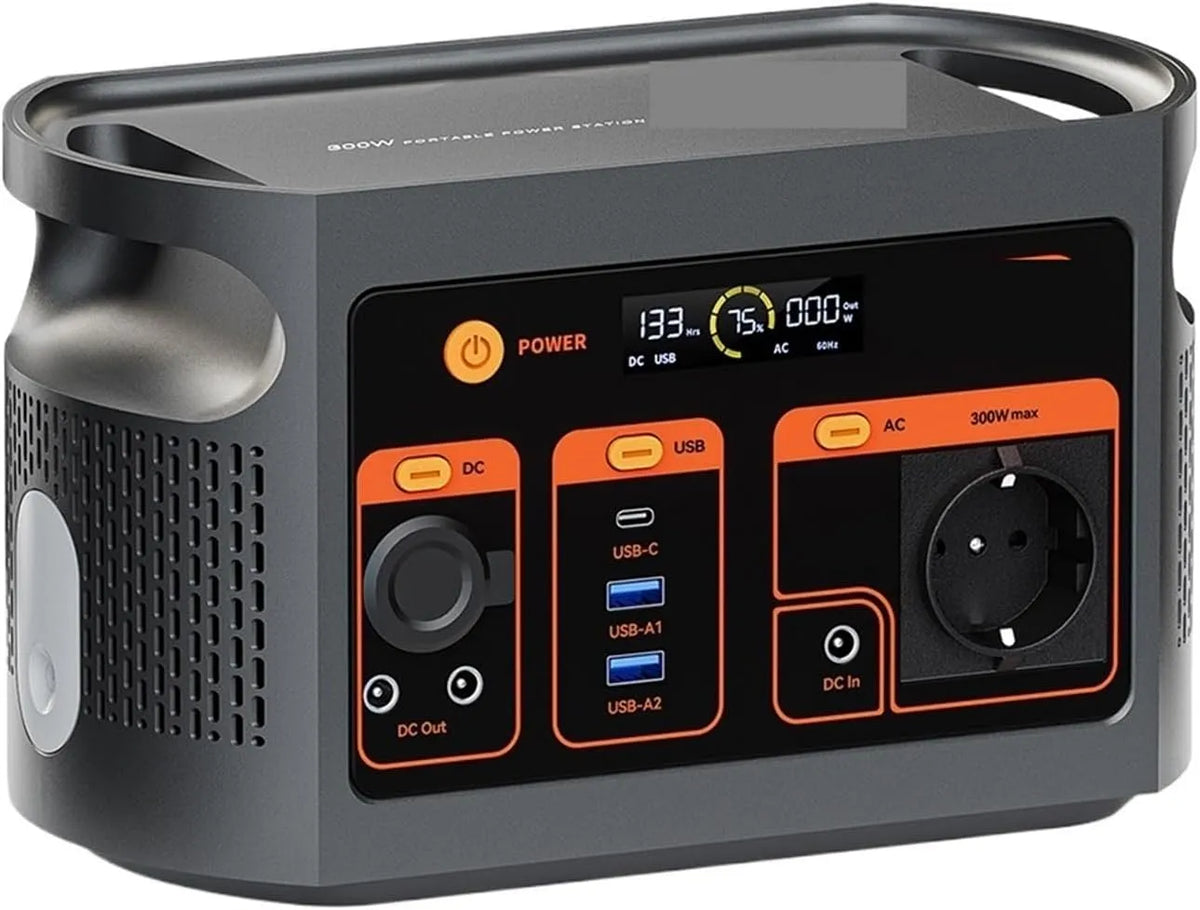 E103 Draagbare Krachtcentrale Van 300 W, E103 Draagbare E103 LiFePO4-batterij, 179,2 Wh LiFePO4-batterij, Zuivere Sinusomvormer, Zonnegenerator