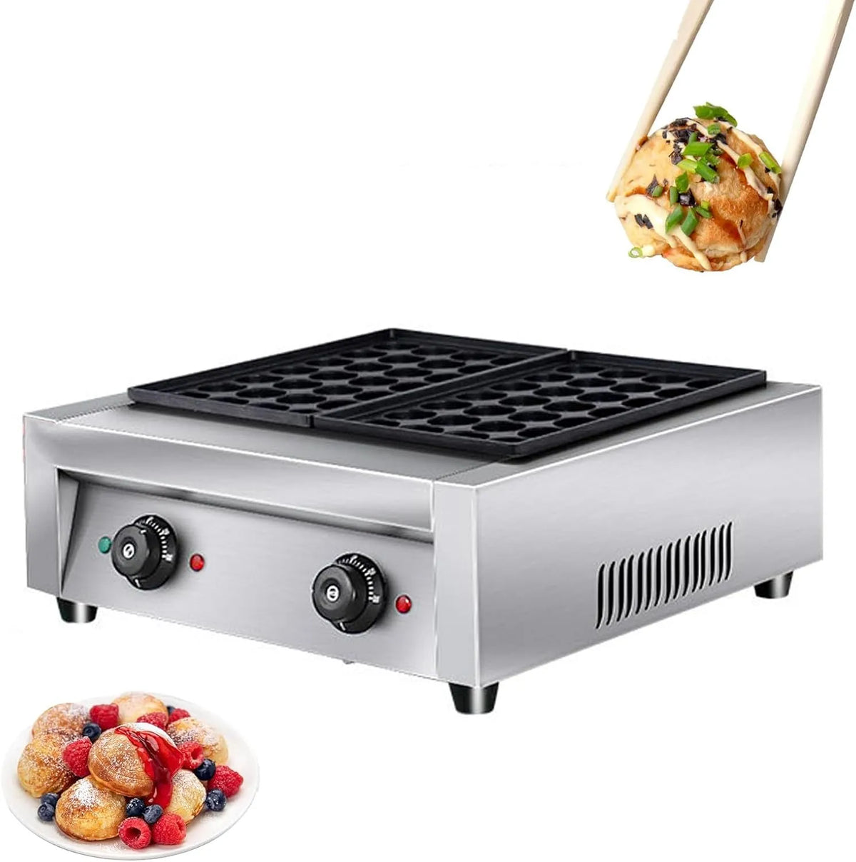Machine, Draagbare Takoyaki-Maker, Unieke Deense Pannenkoeken En Vakantiedesserts