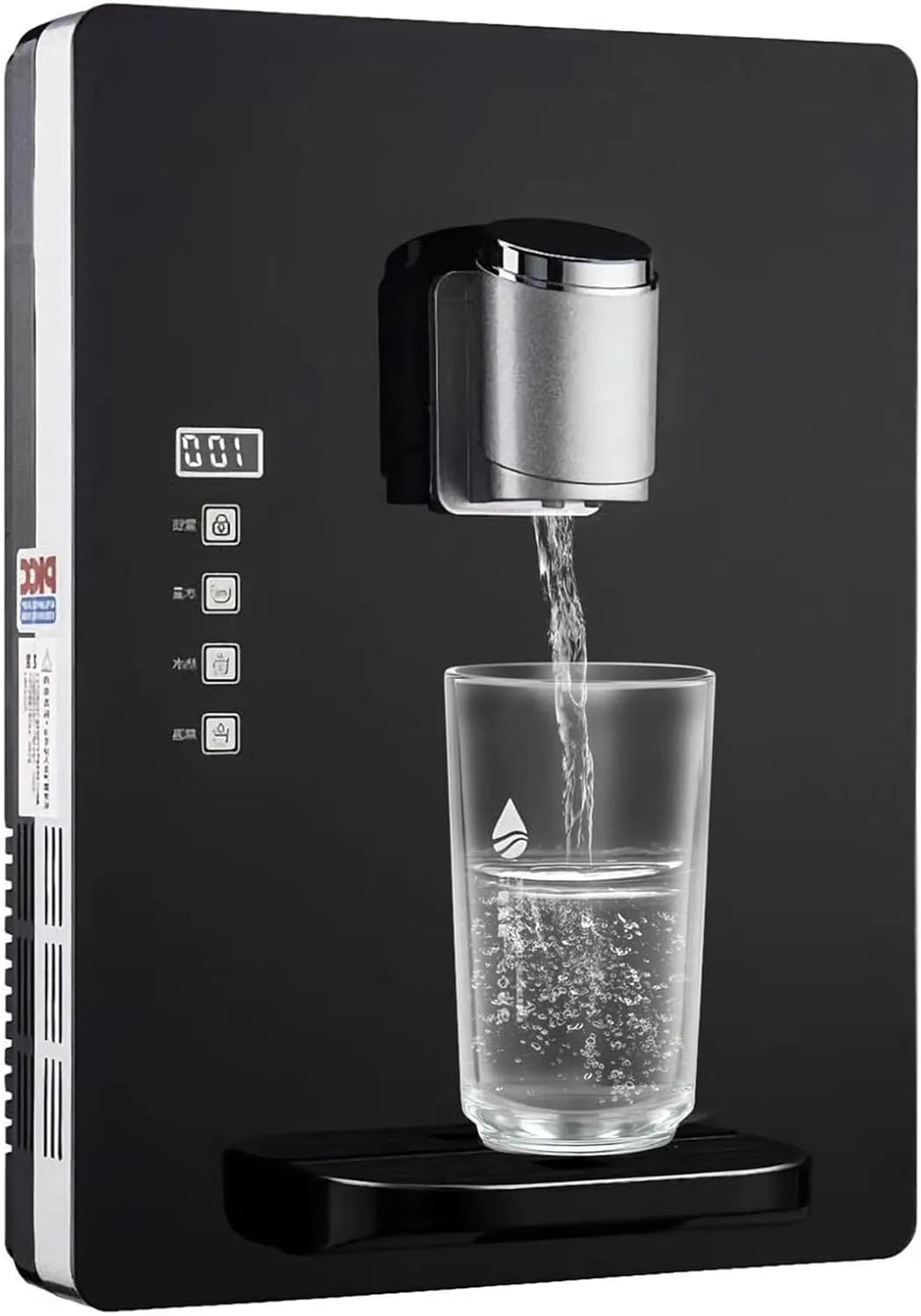 Waterverwarmer, 2200 W Wandgemonteerde Waterverwarmer, 32 x 17,2 x 43cm