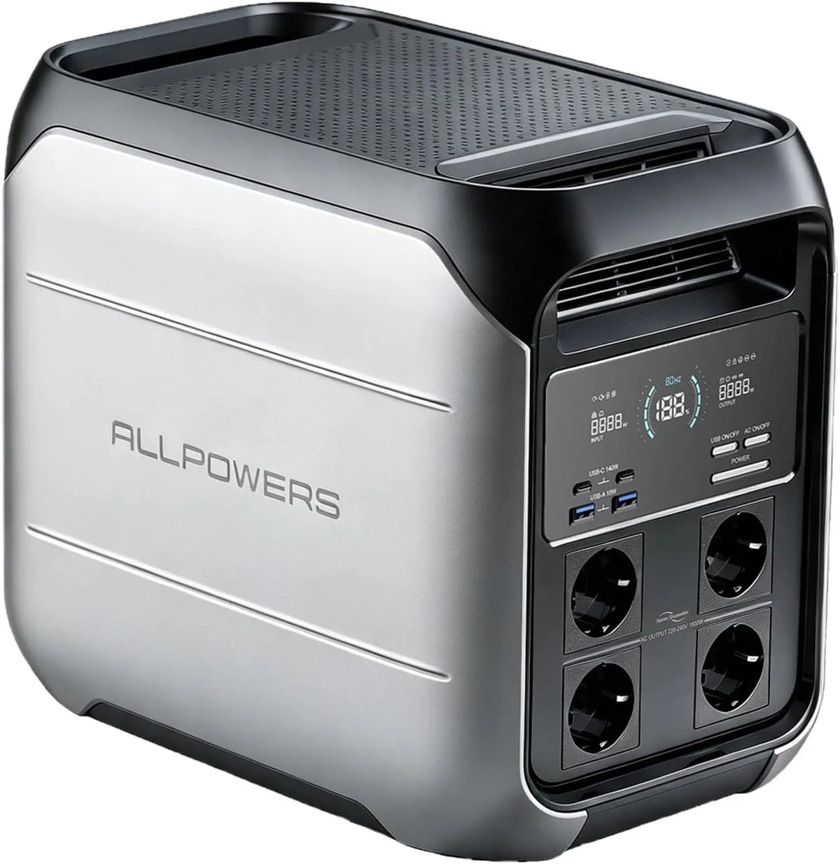 Draagbaar powerstation, P1800, 1024 Wh, 1800 W, LiFePO4-batterij