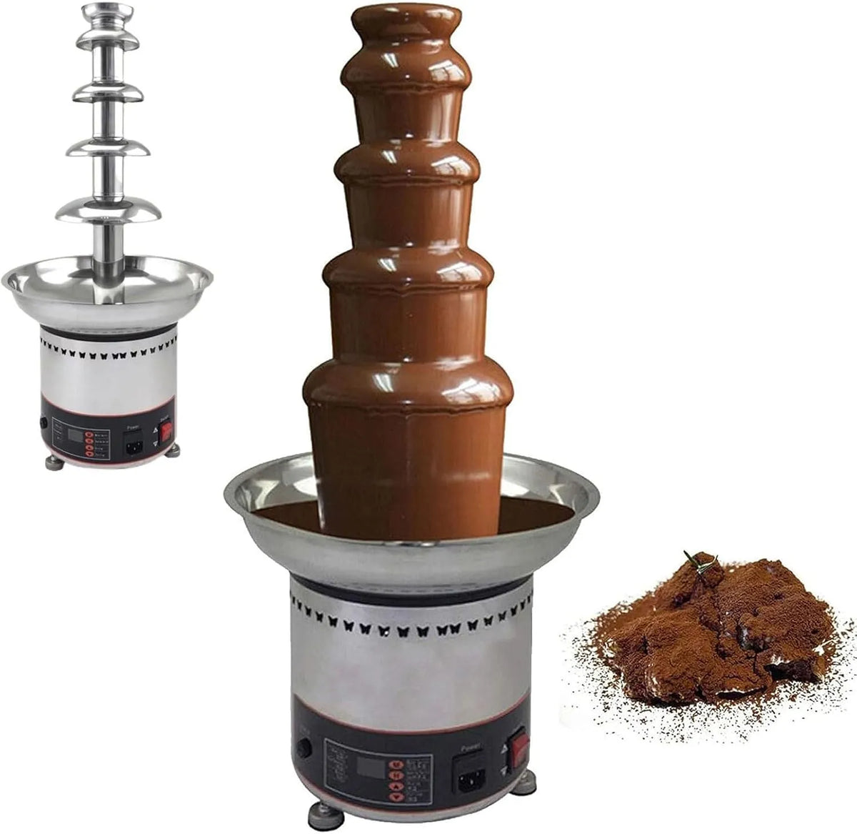 De Machine, 300 W de Elektrische Smeltende Fontein van de RVS voor Gebeurtenissen, Partijen, Cafetaria's