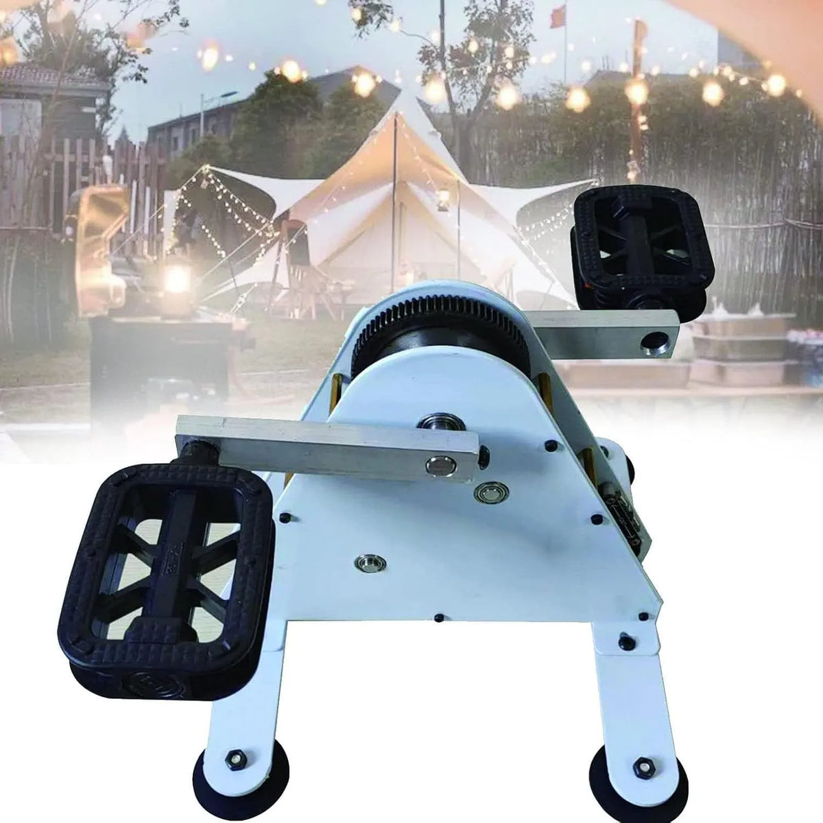 Generator, Draagbare Pedaalgenerator, Campingkrachtcentrale, Snel Op Te Laden Voetbediende Generator, Noodstroomvoorziening, 50 W / 100 W