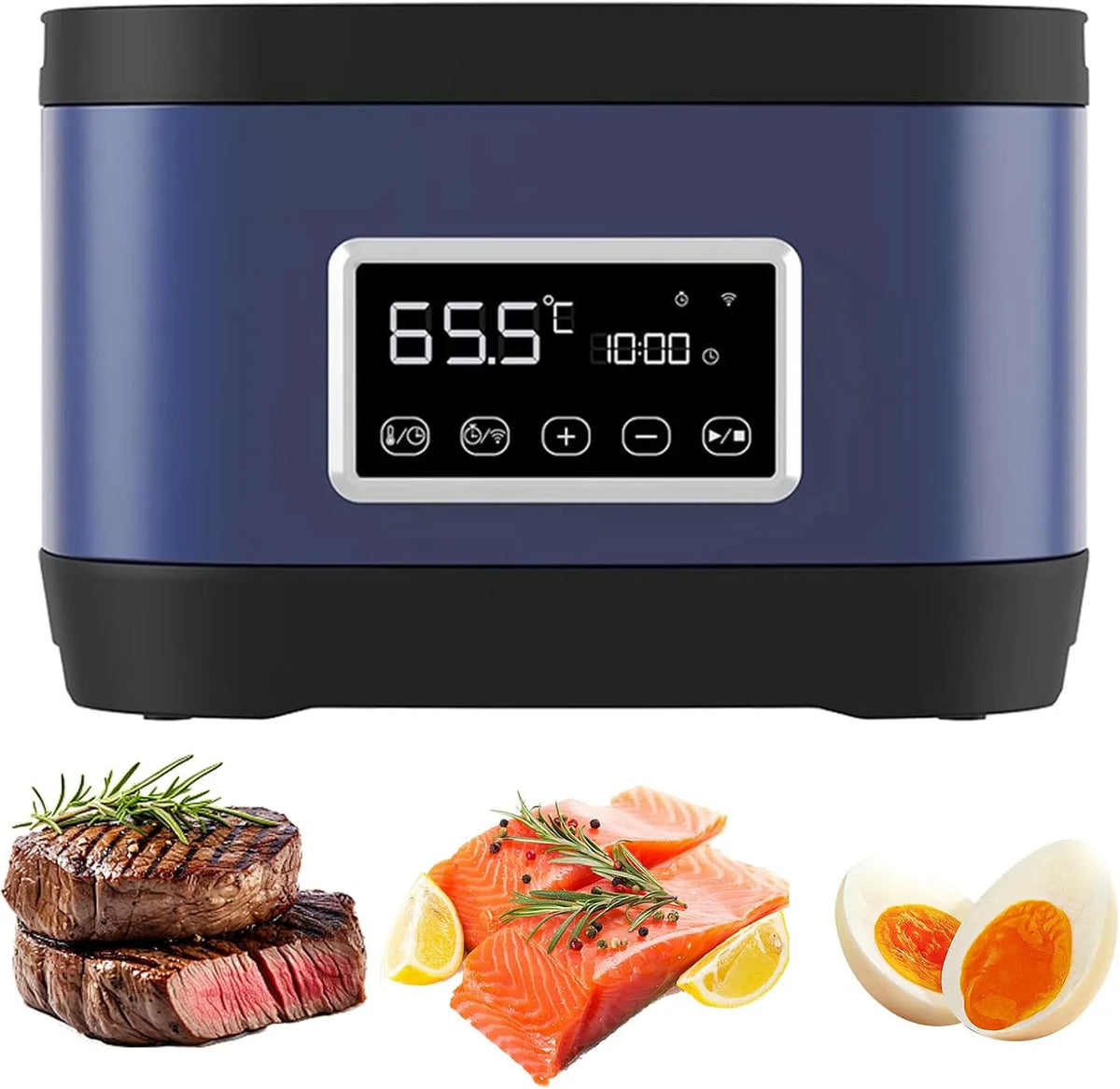 Sous Vide Cooker, aanraakbediening, 40-90 ° C Temperatuurregeling En 24 Uur Intelligente Timing, Voor Biefstuk, Wifi, 3d Watercirculator, Kip